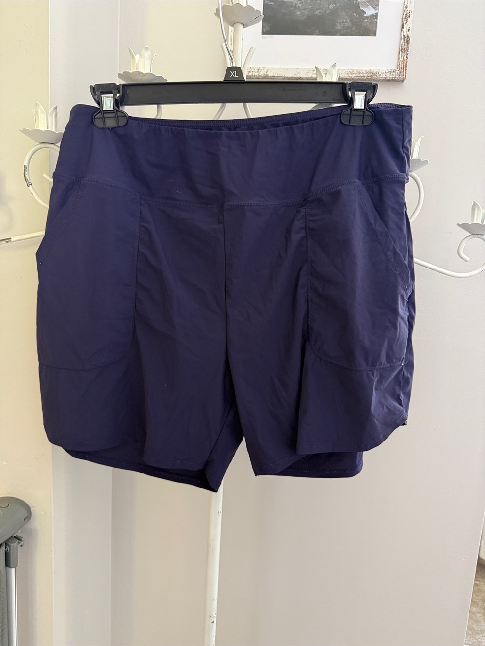 Baleaf Women's Dark Navy Active Running Shorts